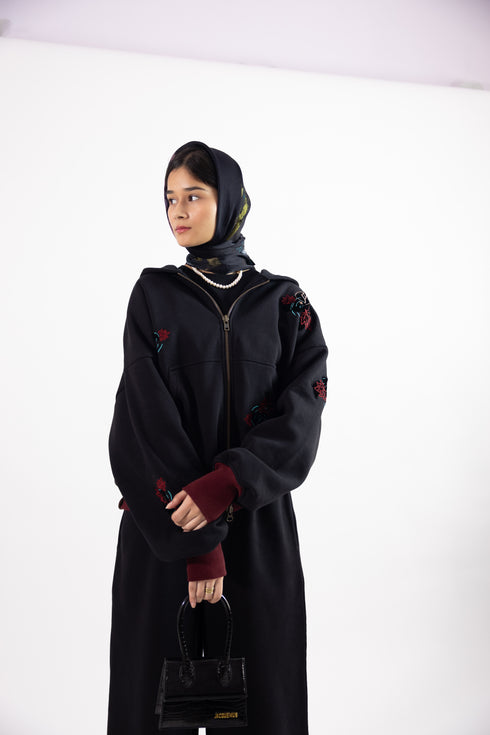 Zen Silk Scarf- Black